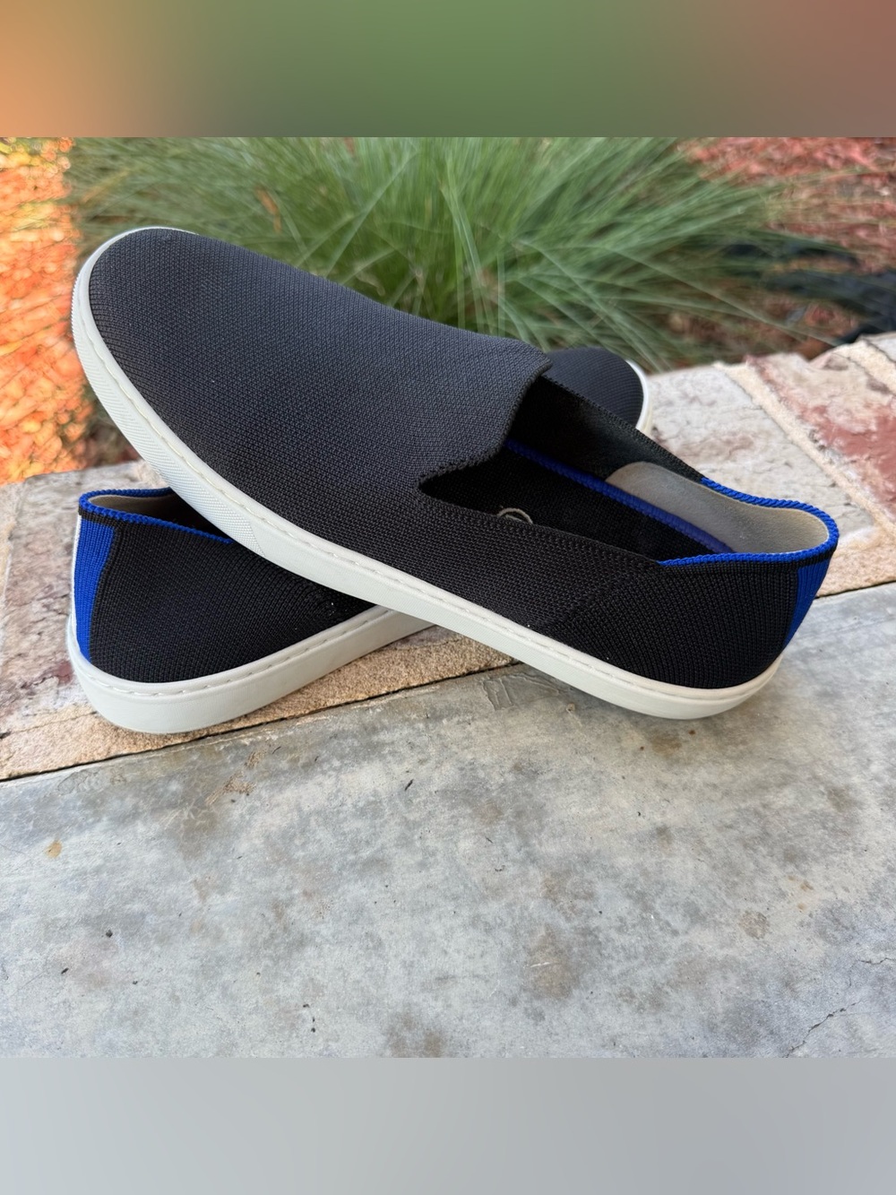Rothy's The Original Slip On Sneakers Womens US 9 Black